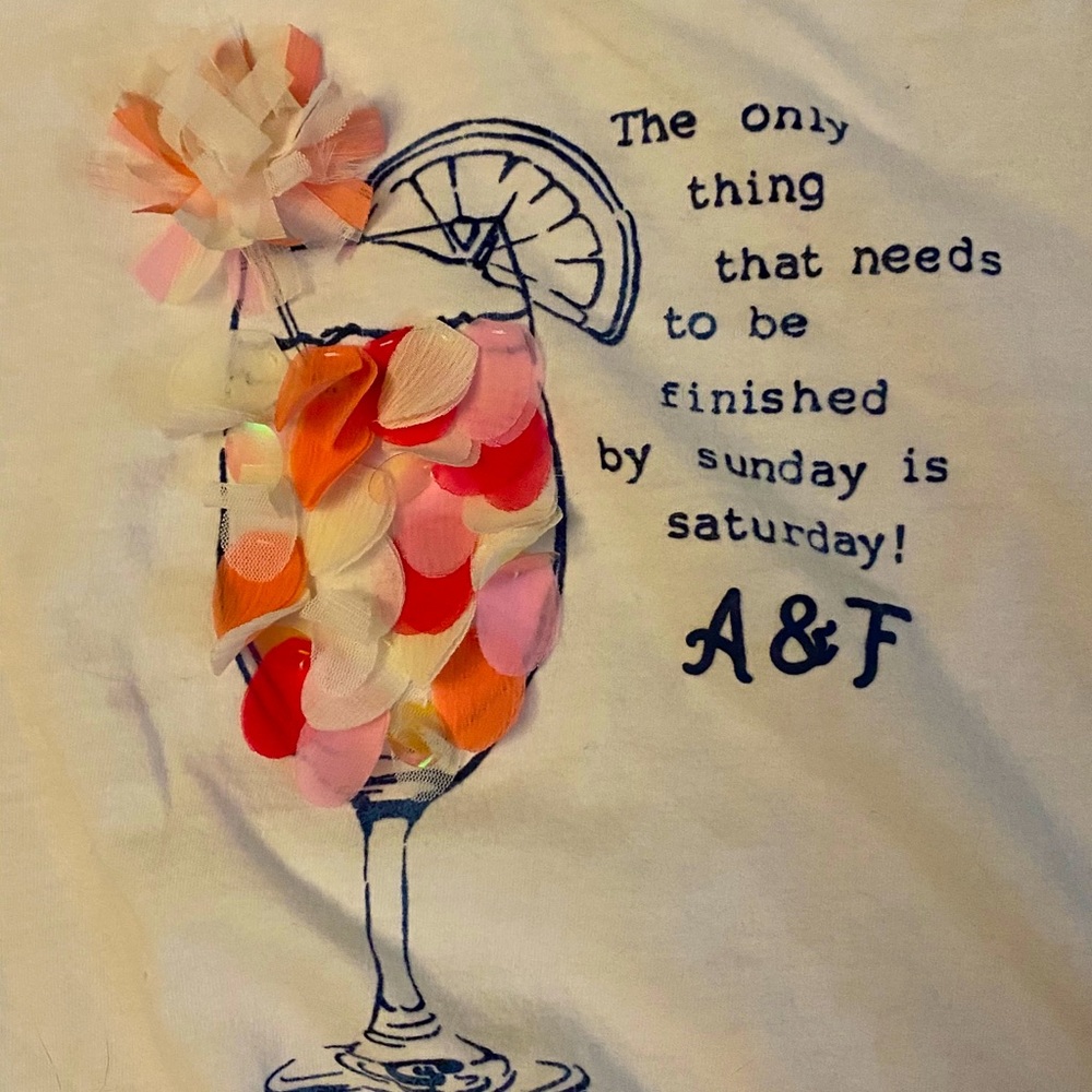 Cute and Rare Fitted Tee from Abercrombie & Fitch